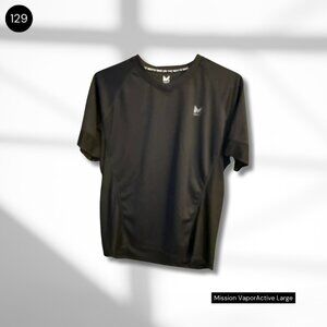 Mission VaporActive Performance Tee in Black